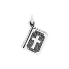 Sterling Silver Holy Bible Charm