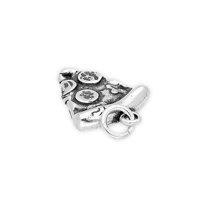 Sterling Silver Pizza Slice Charm