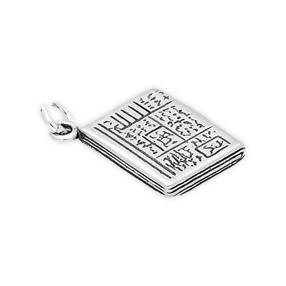 Sterling Silver Newspaper Charm