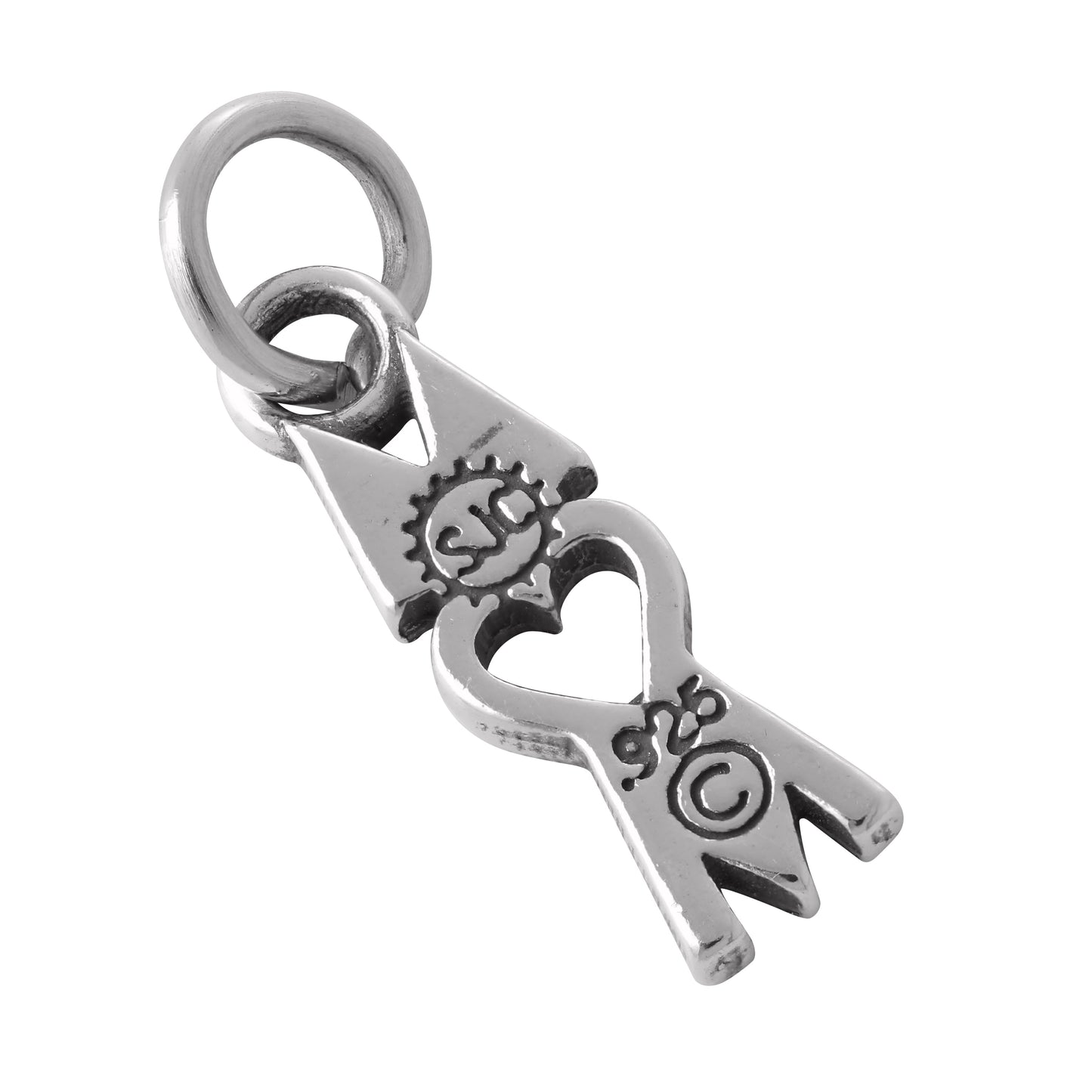 Sterling Silver Mum With Heart Charm