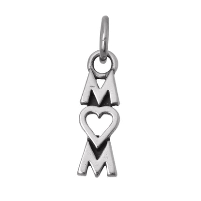 Sterling Silver Mum With Heart Charm