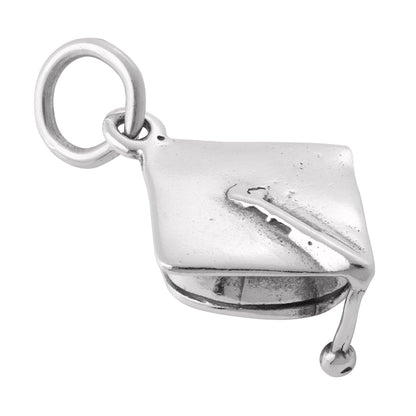 Sterling Silver Mortarboard Charm