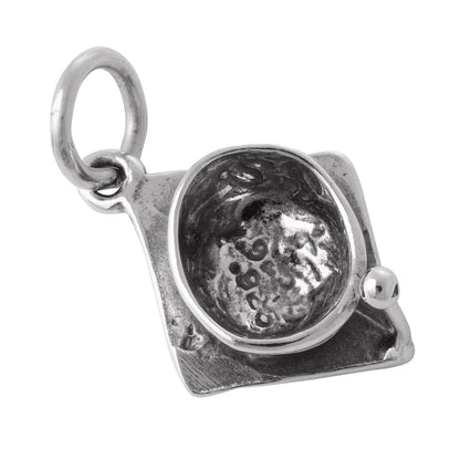 Sterling Silver Mortarboard Charm
