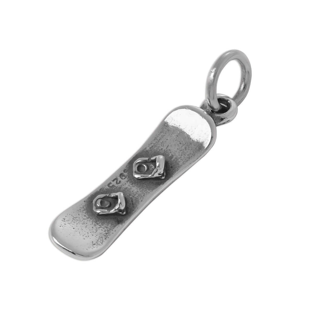 Sterling Silver Snowboard Charm
