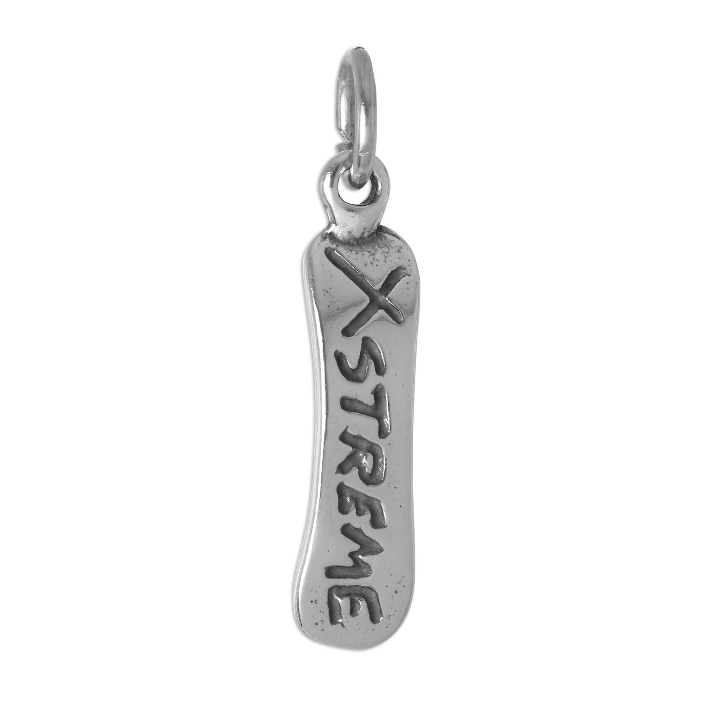 Sterling Silver Snowboard Charm