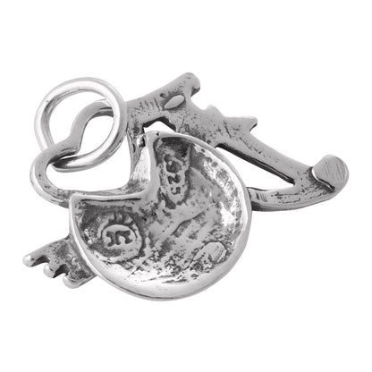Sterling Silver I Heart to Dance Charm