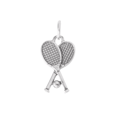 Sterling Silver Tennis Charm