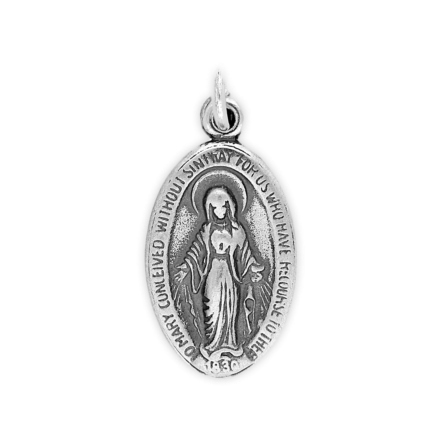 Sterling Silver Mary Charm