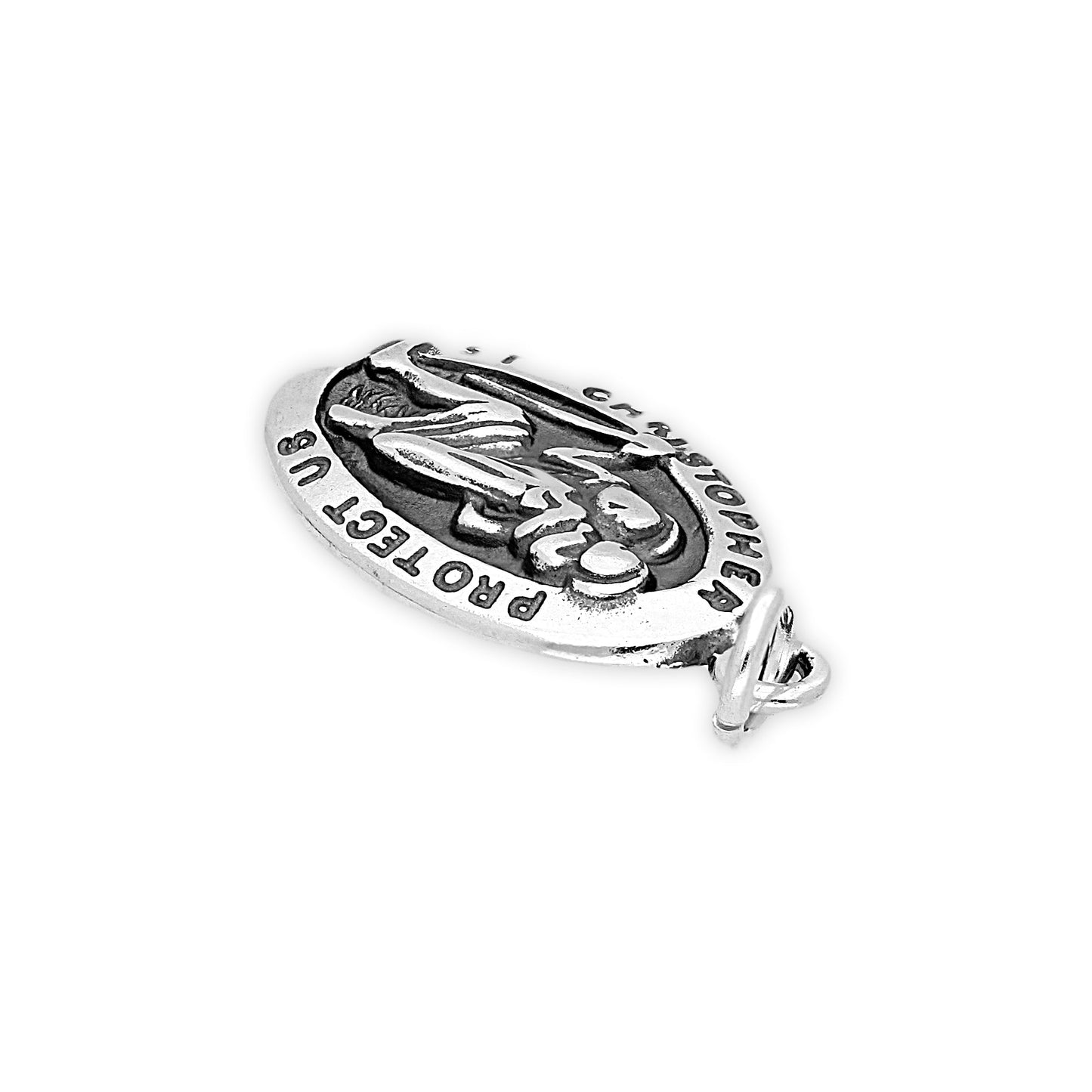 Sterling Silver St Christopher Charm