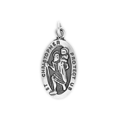Sterling Silver St Christopher Charm