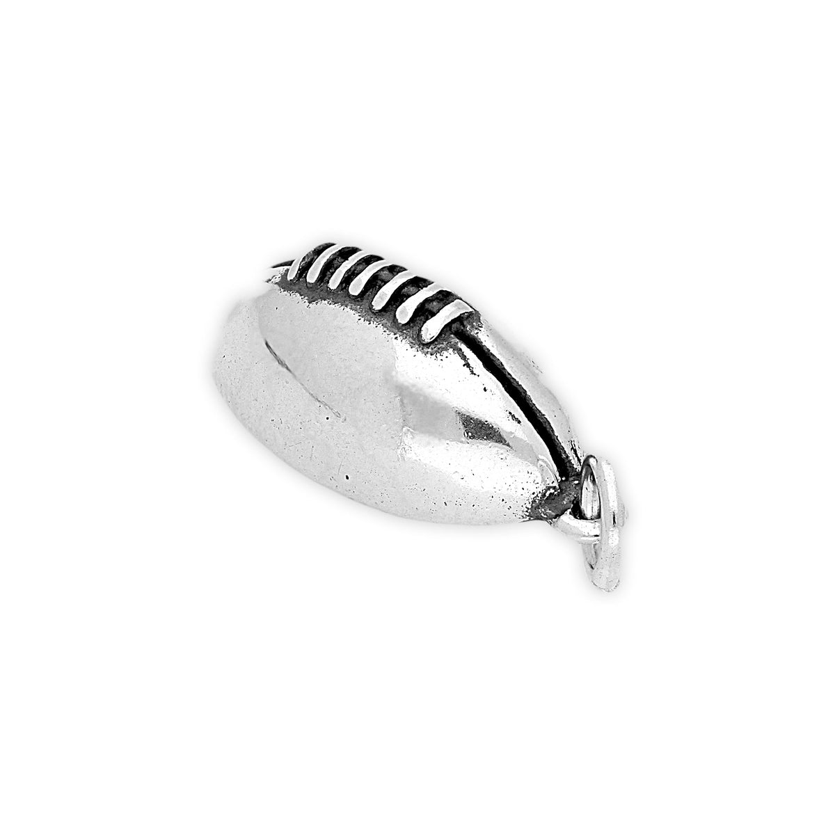 Sterling Silver Rugby Ball Charm