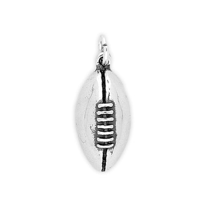 Sterling Silver Rugby Ball Charm