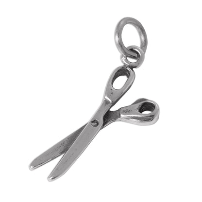 Sterling Silver Scissors Charm