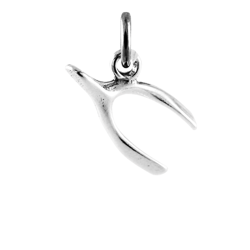 Sterling Silver Wishbone Charm