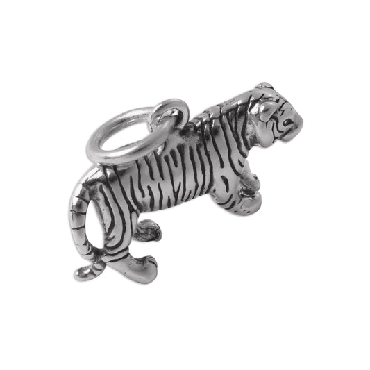 Sterling Silver Tiger Charm