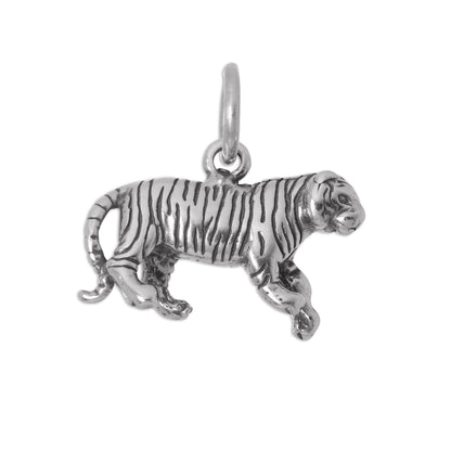 Sterling Silver Tiger Charm