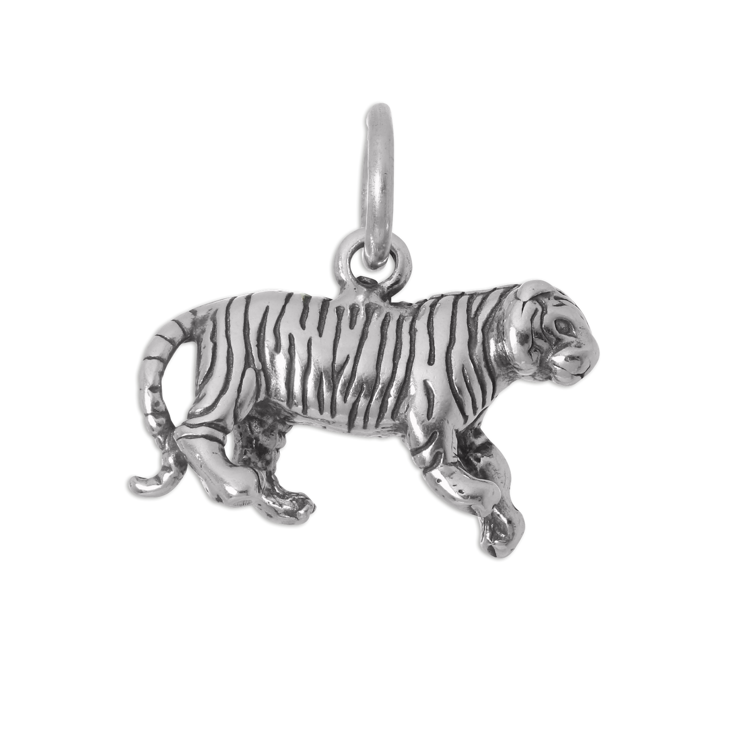 Sterling Silver Tiger Charm