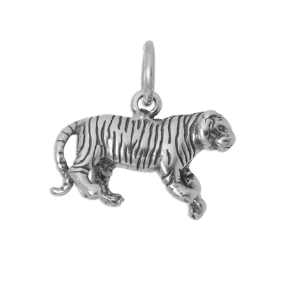 Sterling Silver Tiger Charm