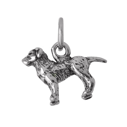 Sterling Silver Labrador Charm