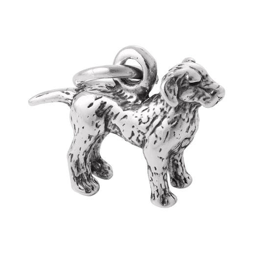 Sterling Silver Labrador Charm