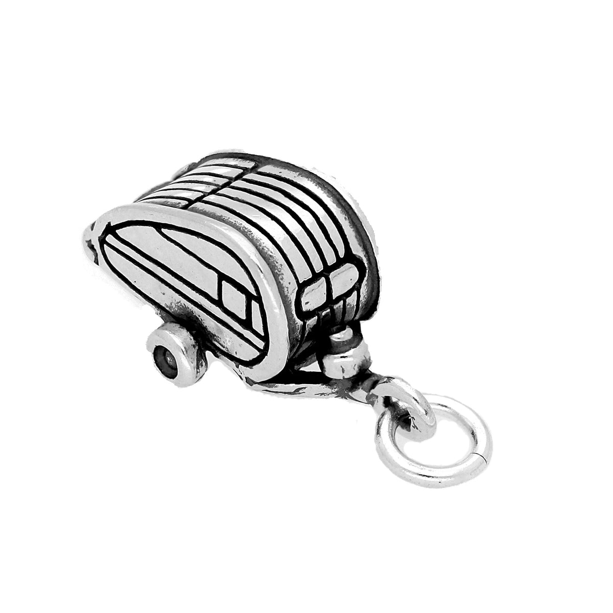 Sterling Silver Caravan Trailer Charm