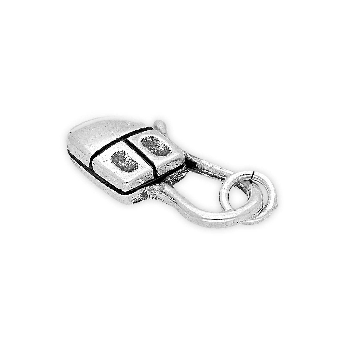 Sterling Silver Computer Mouse Charm