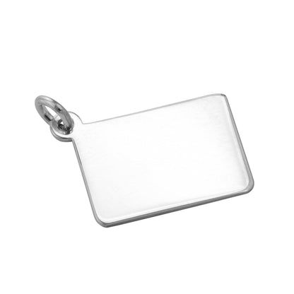 Personalised Sterling Silver Classic Biscuit Charm