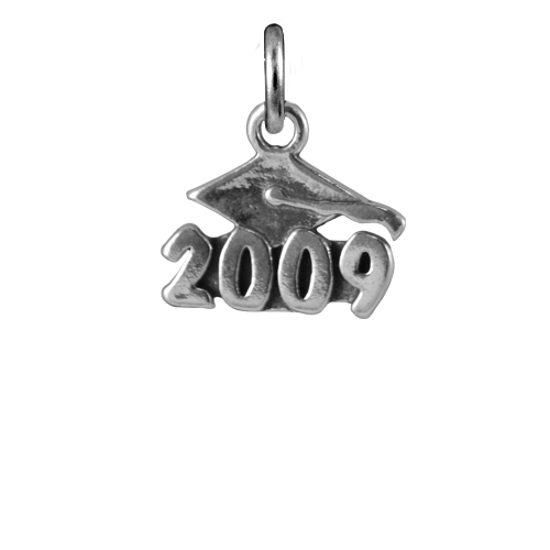 Sterling Silver 2009 Graduation Charm