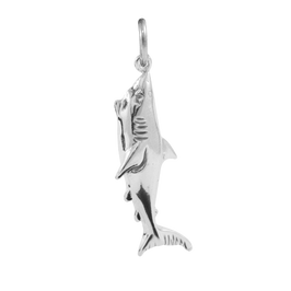 Sterling Silver Great White Shark Charm