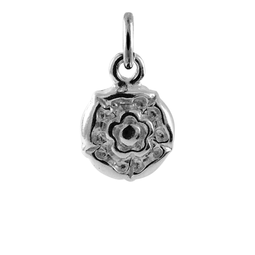 Sterling Silver Tudor Rose Charm