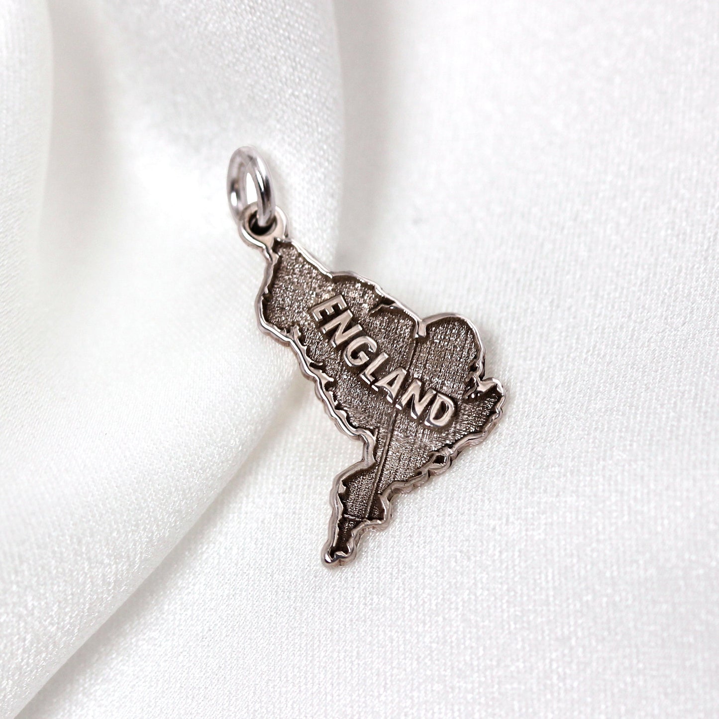 Personalised Sterling Silver Any Country Map Charm