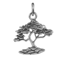 Sterling Silver Cypress Tree Charms
