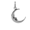 Sterling Silver Man in the Moon Charm