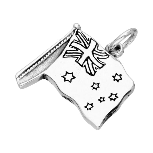 Sterling Silver Australian Flag Charm