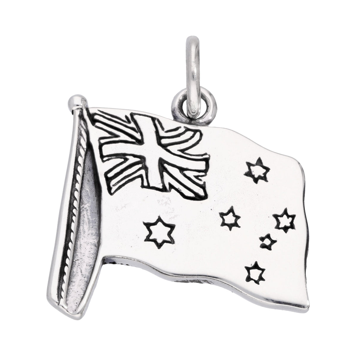 Sterling Silver Australian Flag Charm