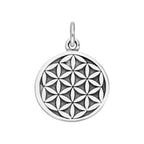 Sterling Silver Flower of Life Charm