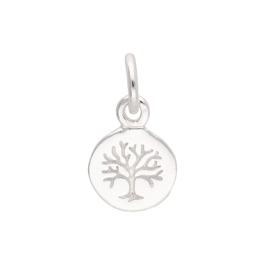 Tiny Sterling Silver Tree of Life Charm