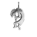 Sterling Silver Kokopelli Charm