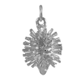 Sterling Silver Hedgehog Charm