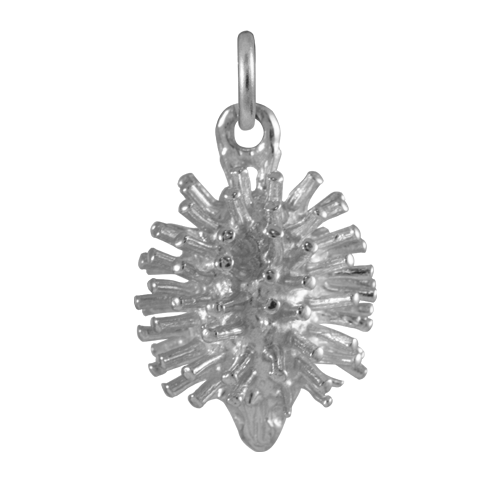 Sterling Silver Hedgehog Charm