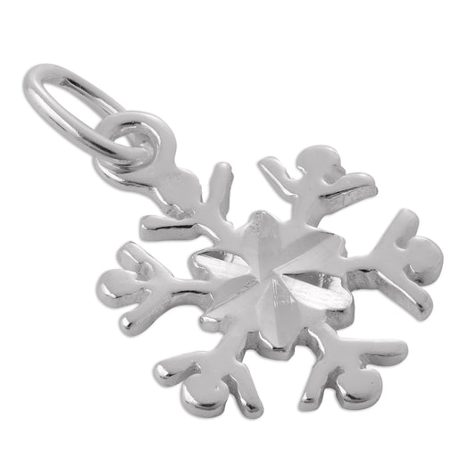 Sterling Silver Snowflake Charm