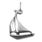 Sterling Silver Sailing Boat Charm