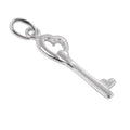 Sterling Silver Key to Your Heart Charm