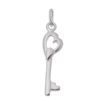 Sterling Silver Key to Your Heart Charm