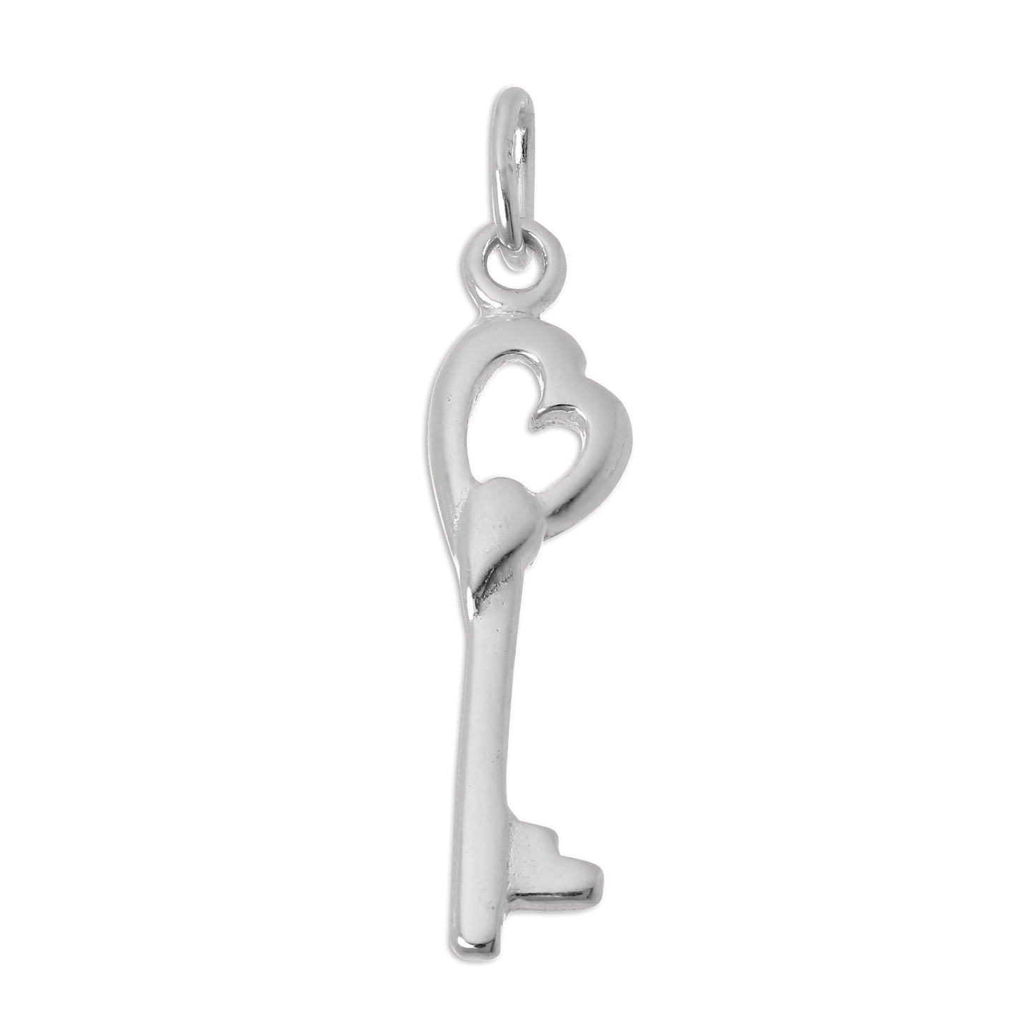 Sterling Silver Key to Your Heart Charm