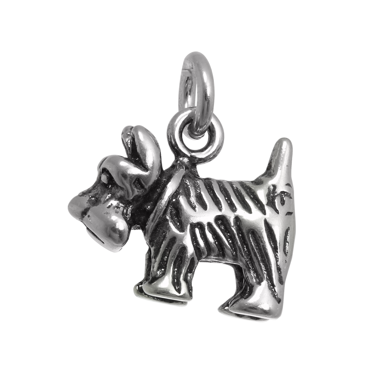 Sterling Silver Scottie Dog Charm