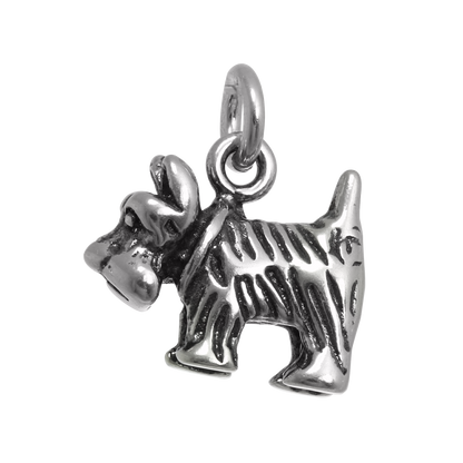 Sterling Silver Scottie Dog Charm