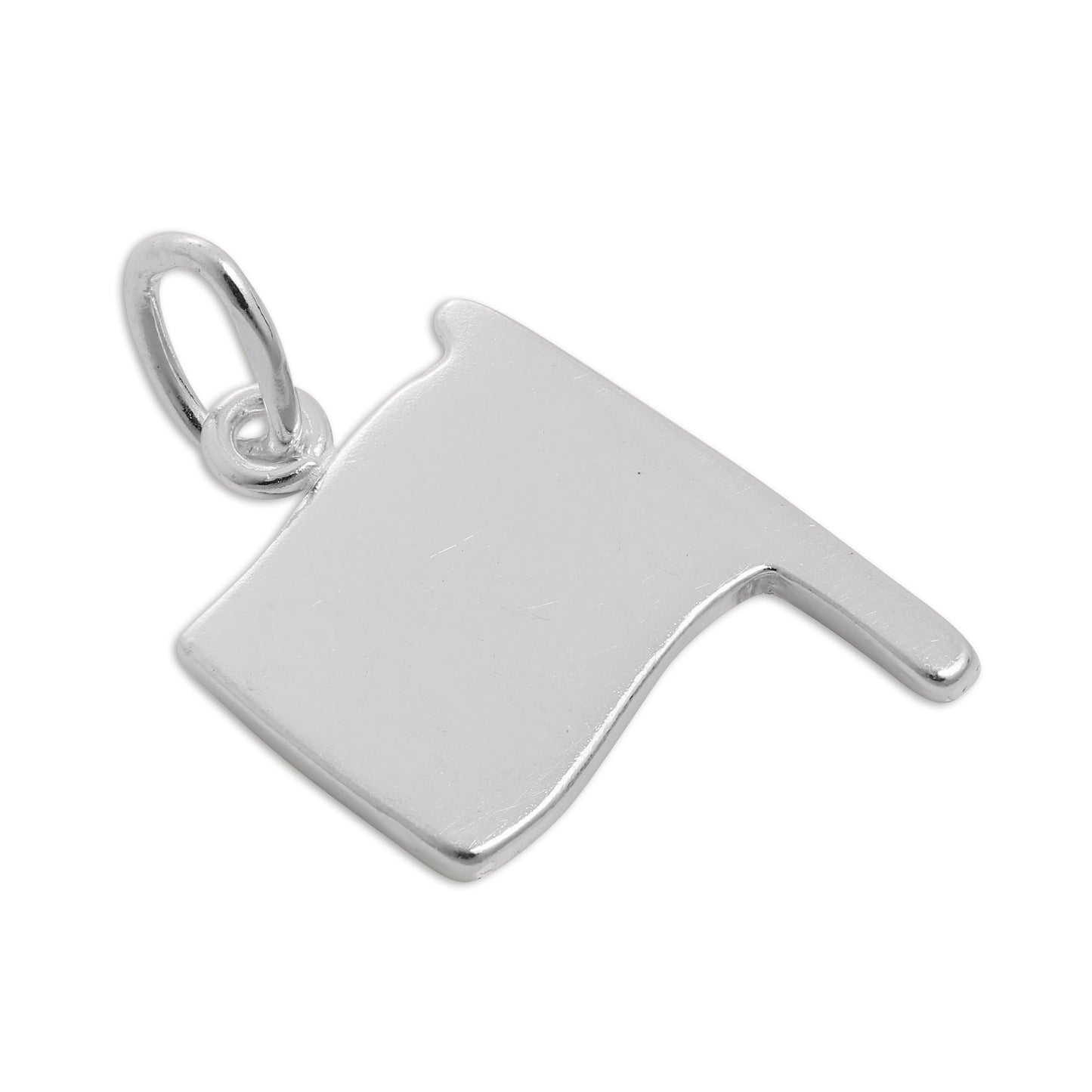 Sterling Silver & Enamel American Flag Charm