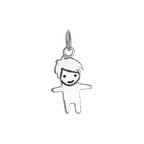 Sterling Silver Little Boy Charm