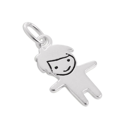 Sterling Silver Little Boy Charm